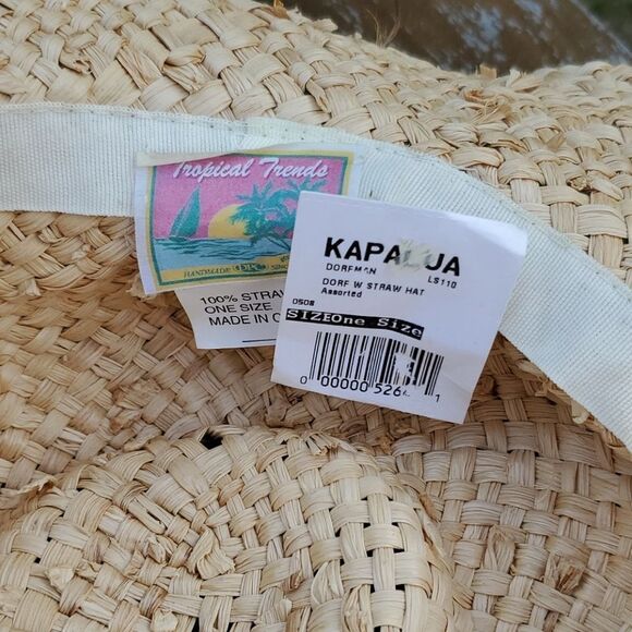Tropical Trends Straw Hat NWT - Picture 5 of 7